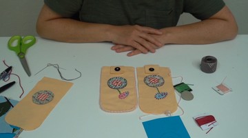 Etui à lunettes en feutrine